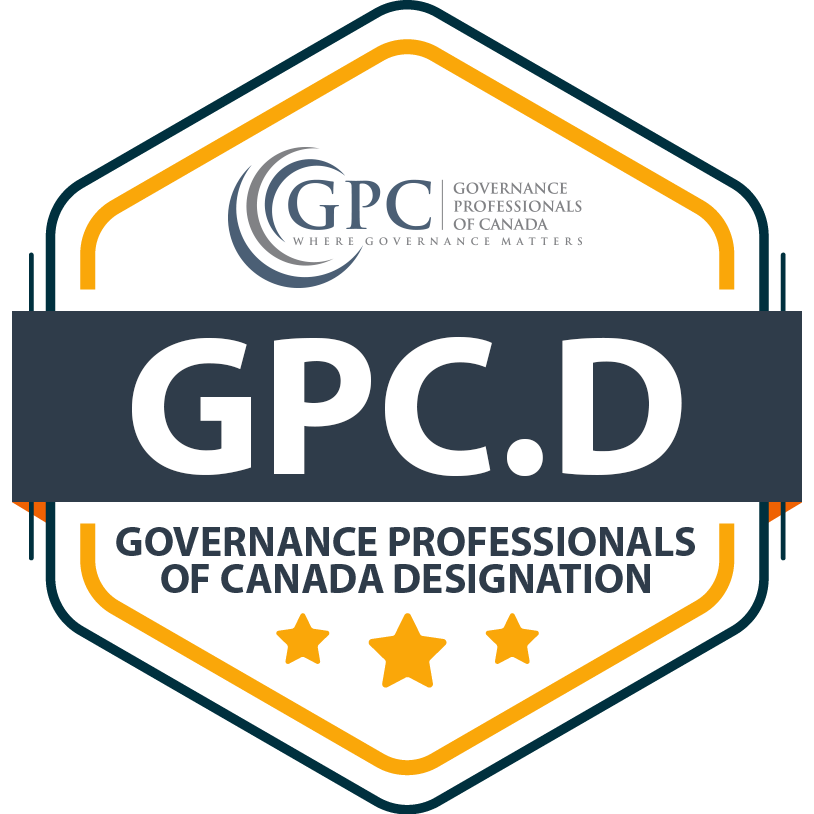 Governance Professionals of Canada (GPC) Designation badge